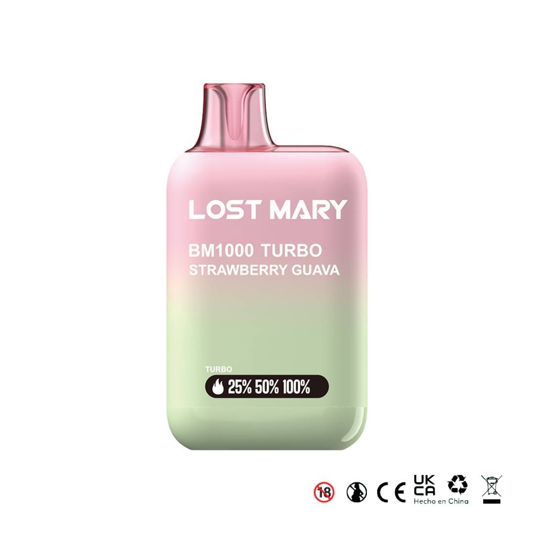 LOST MARY BM1000 Turbo 2% Strawberry Guava