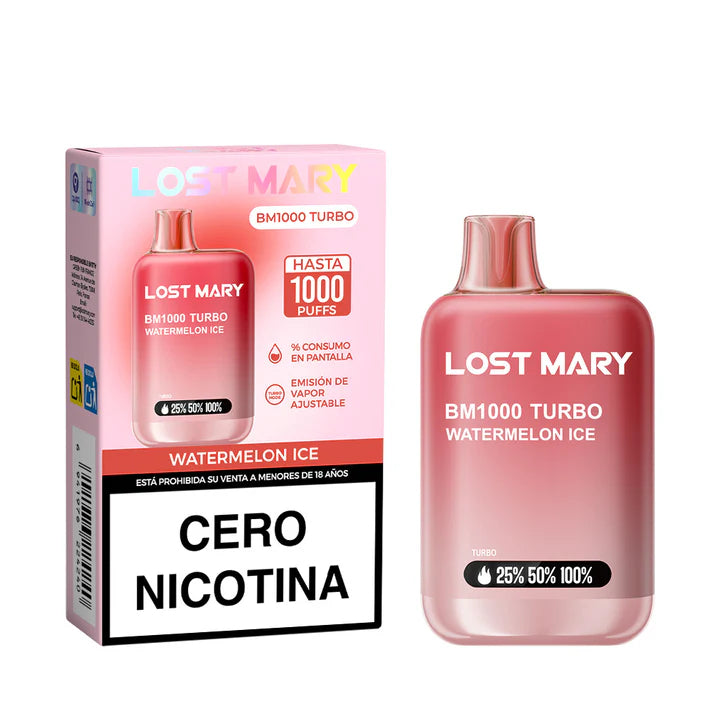 LOST MARY BM1000 Turbo 0% Watermelon Ice