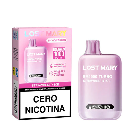 LOST MARY BM1000 Turbo 0% Strawberry Ice