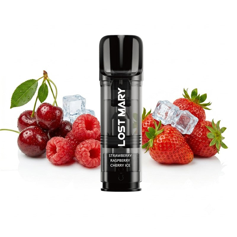 LOST MARY TAPPO PRO 2MLx1 2% Strawberry Raspberry Cherry Ice