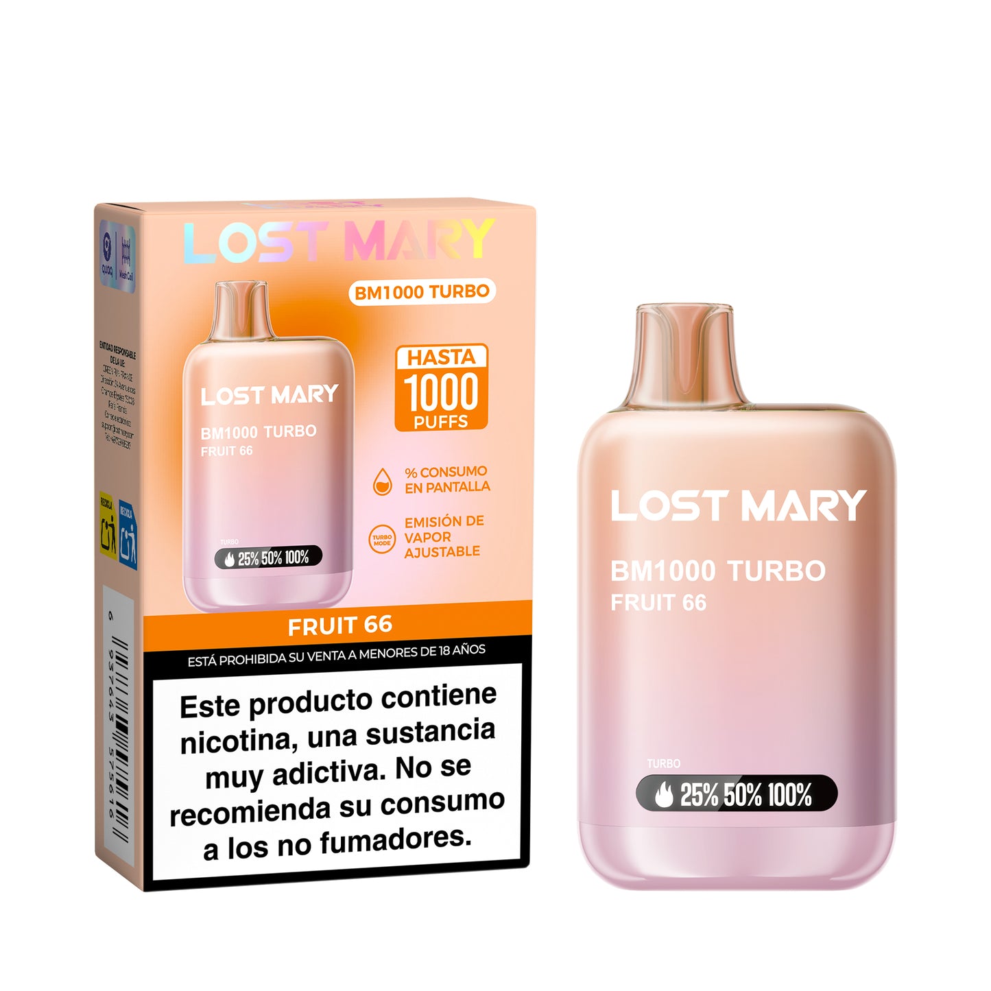 LOST MARY BM1000 Turbo 2% Fruit 66