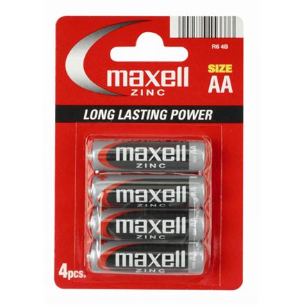 MAXELL PILA SALINA MANGANESO AA R6 BLISTER*4