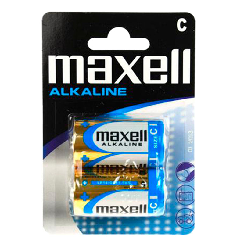 MAXELL ALKALINE BATTERY C LR14 BLISTER*2 EU