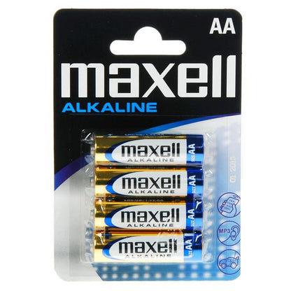 MAXELL ALKALINE BATTERY AA LR6 BLISTER*4 EU
