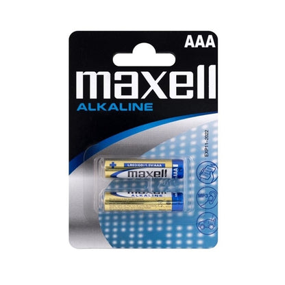 MAXELL ALKALINE AAA BATTERY LR03 BLISTER*2