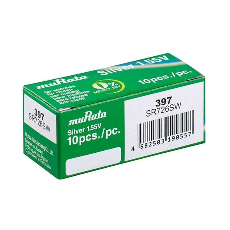 MURATA PILA OXIDO PLATA (397) SR726SW CAJA*10 EU