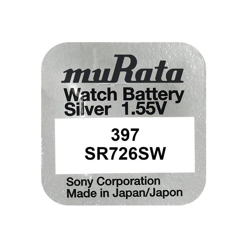 MURATA PILA OXIDO PLATA (397) SR726SW CAJA*10 EU