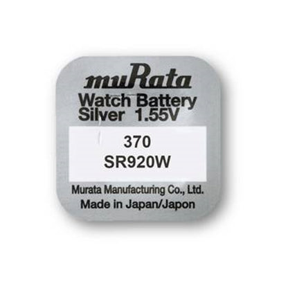 BATERIA DE ÓXIDO DE PRATA MURATA (370) SR920W CAIXA*10 EU