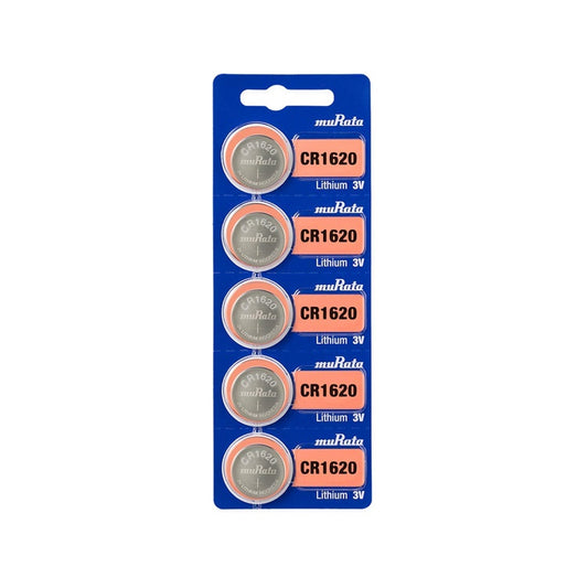 MURATA PILA BOTON LITIO CR1620 3V BLISTER*5