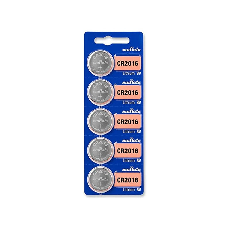 BATERIA DE BOTÃO DE LÍTIO MURATA CR2016 3V BLISTER*5
