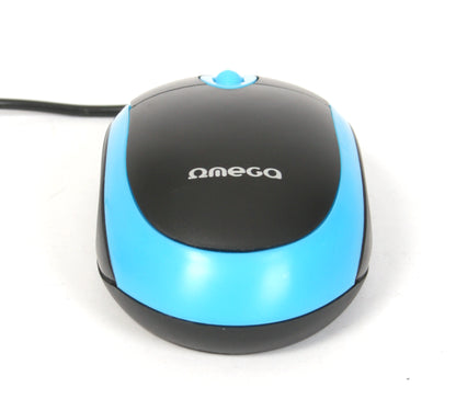 OMEGA RATON OPTICO 3D USB 1200DPI VALUE LINE OM06VBL AZUL