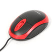 OMEGA RATON OPTICO 3D USB 1200DPI VALUE LINE OM06VR ROJO