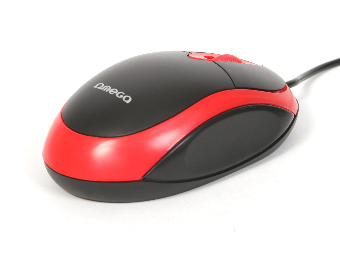 OMEGA RATON OPTICO 3D USB 1200DPI VALUE LINE OM06VR ROJO