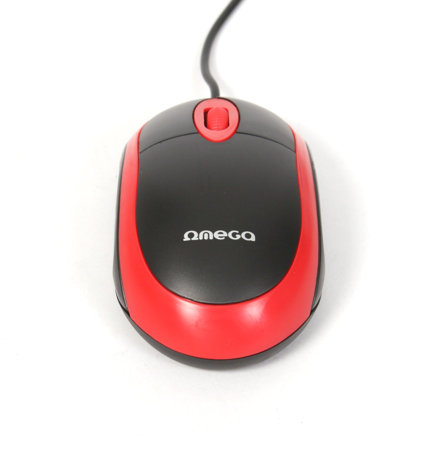 OMEGA RATON OPTICO 3D USB 1200DPI VALUE LINE OM06VR ROJO