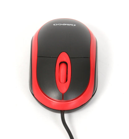 OMEGA RATON OPTICO 3D USB 1200DPI VALUE LINE OM06VR ROJO