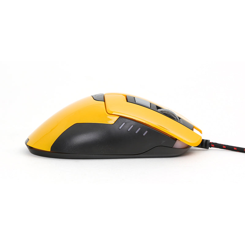 OMEGA VARR RATON OM-270 GAMING 1200-1600-2400-3200DPI AMARILLO