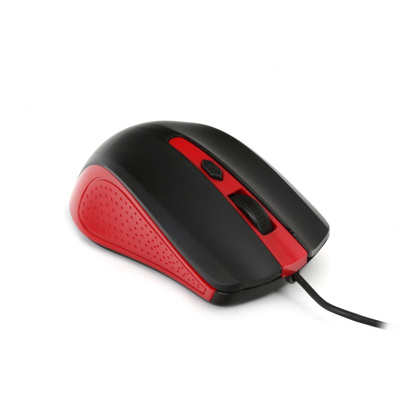 OMEGA RATON OPTICO 3D USB 1000DPI OM05R ROJO