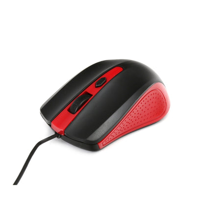 OMEGA RATON OPTICO 3D USB 1000DPI OM05R ROJO