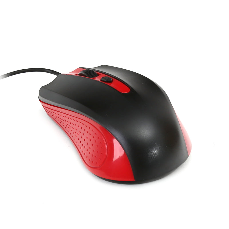 OMEGA RATON OPTICO 3D USB 1000DPI OM05R ROJO