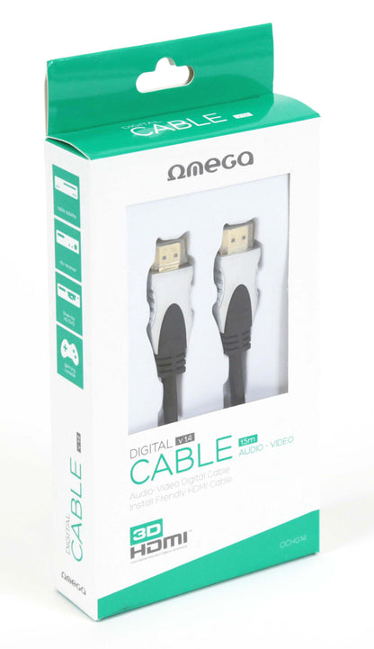 OMEGA CABLE HDMI 1.4 PREMIUM GOLD 5.0M BLISTER OCHG54