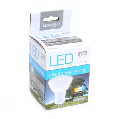 OMEGA FOCO LED 7W GU10 2800K 500lm