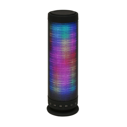 OMEGA ALTAVOZ BLUETOOTH v3.0 LED COLORx88 NEGRO