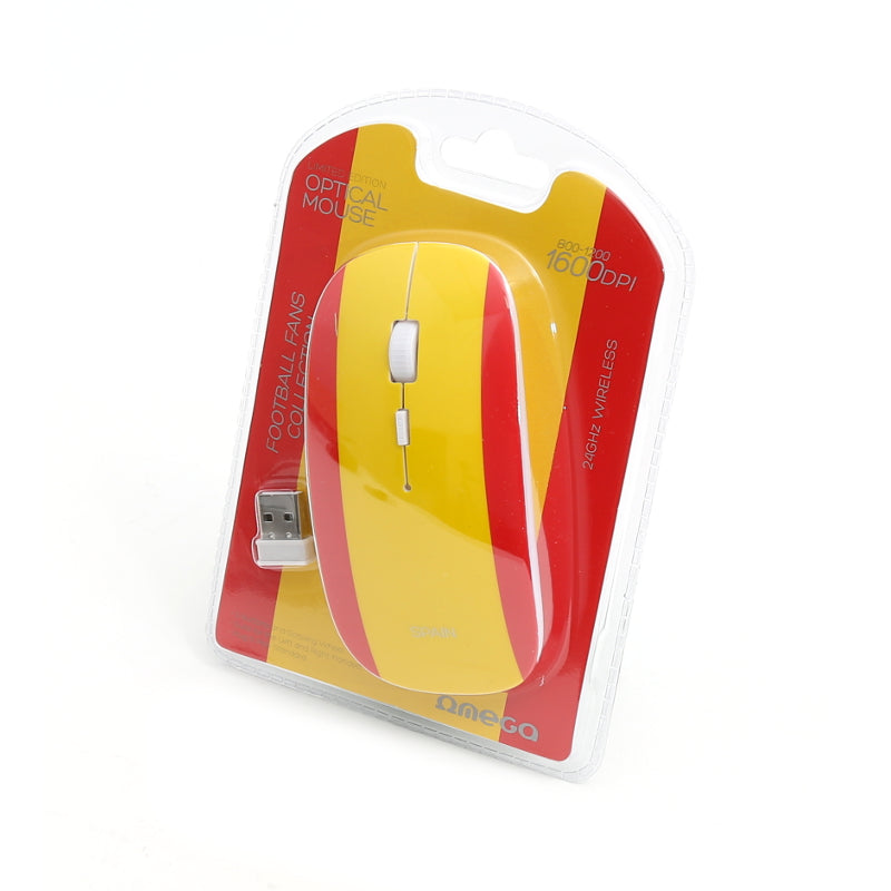 OMEGA RATON INALAMBRICO OPTICO 1200-1600DPI ESPAÑA