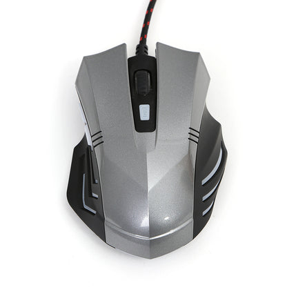 OMEGA VARR RATON OM-267 GAMING 1200-1600-2400-3200DPI 6D GRIS