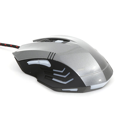 OMEGA VARR RATON OM-267 GAMING 1200-1600-2400-3200DPI 6D GRIS