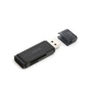 OMEGA LECTOR DE TARJETAS microSDHC USB 3.0 NEGRO