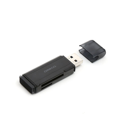 OMEGA LECTOR DE TARJETAS microSDHC USB 3.0 NEGRO