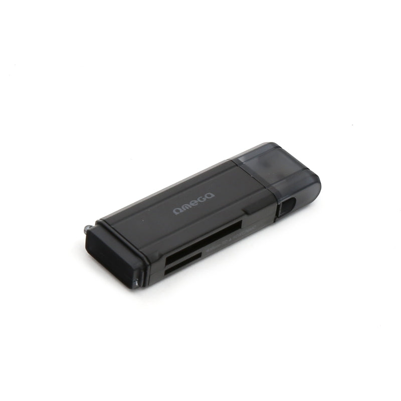 OMEGA LECTOR DE TARJETAS microSDHC USB 3.0 NEGRO