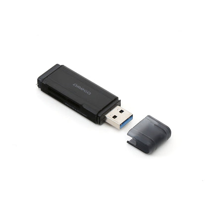 OMEGA LECTOR DE TARJETAS microSDHC USB 3.0 NEGRO