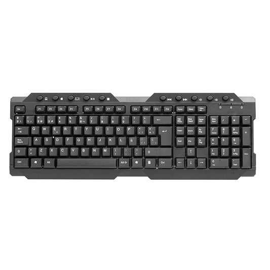 OMEGA TECLADO MULTIMEDIA AURORA USB OK026ES