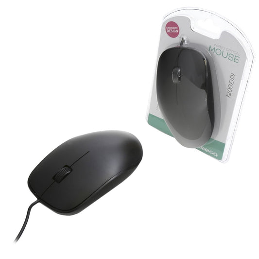 OMEGA RATON OPTICO 3D USB 1200DPI OM0420 NEGRO