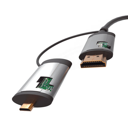 CABO HDMI OMEGA 1,5M + ADAP. miniHDMI e microHDMI