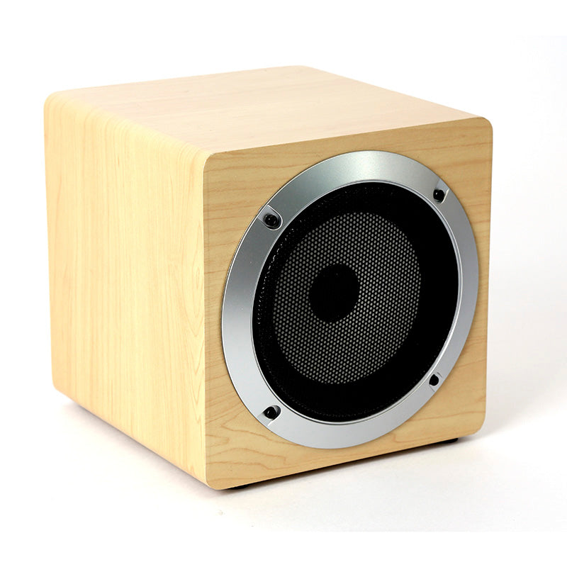 OMEGA BLUETOOTH SPEAKER v4.2 WOOD 4" 5W OG61W TRUE WIRELESS STEREO