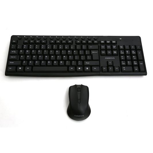 OMEGA TECLADO+RATON INALAMBRICO NEGRO OKM071BES