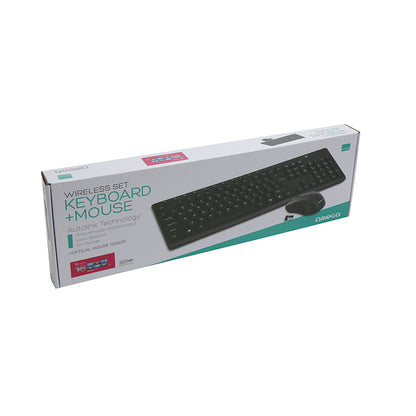 TECLADO SEM FIO OMEGA + MOUSE PRETO OKM071BES