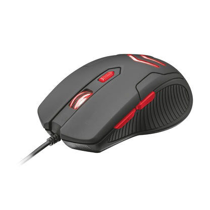 OMEGA VARR KIT GAMING RATON 1000 - 3200DPI + ALFOMBRILLA XL NEGRO/ROJO VSETMPX4