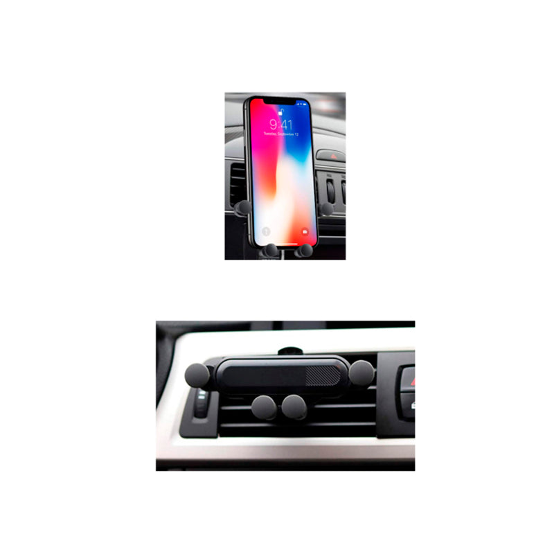 OMEGA SOPORTE COCHE SMARTPHONE AIR VENT GRAVITY CONNECTION OUCHAVS