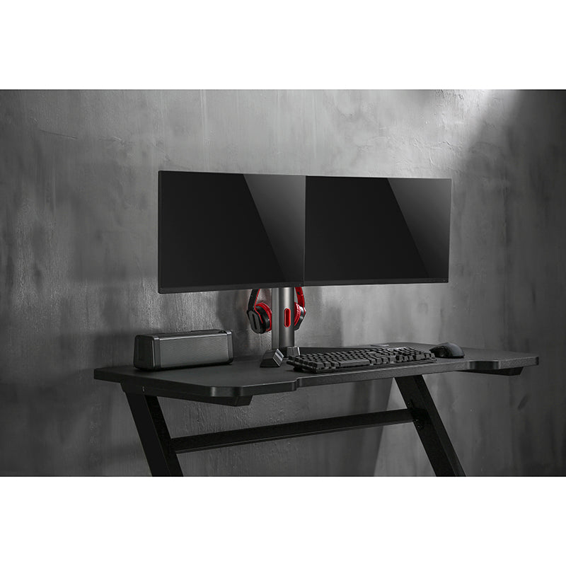 OMEGA VARR GAMING DOUBLE MONITOR SUPPORT 17-27"