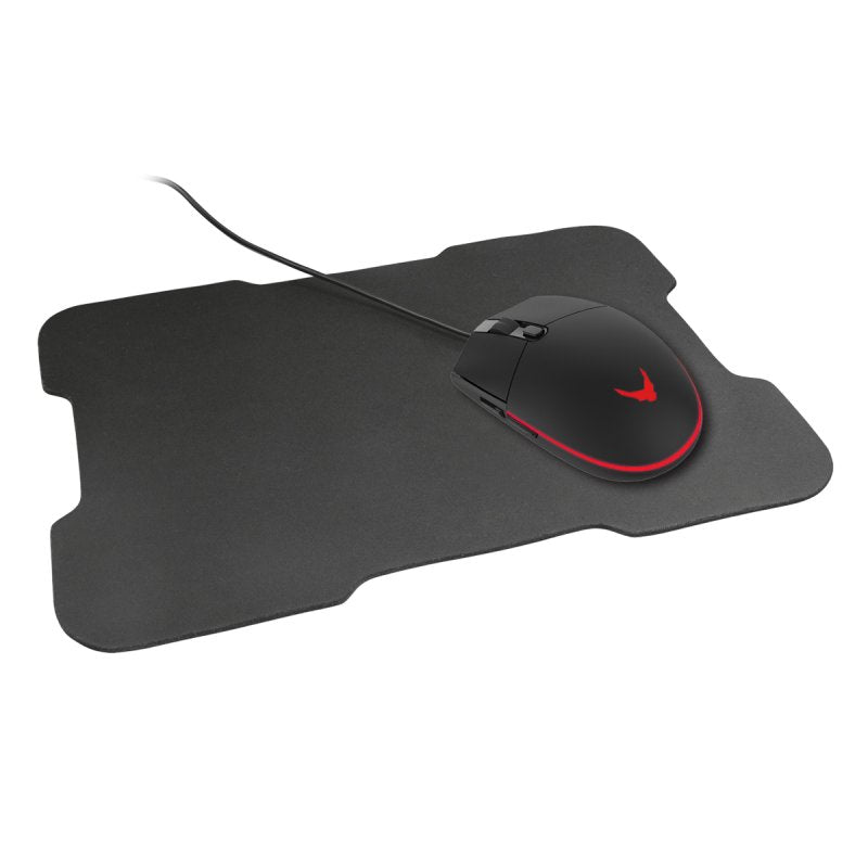 OMEGA VARR RATON GAMING CON LUZ + ALFOMBRILLA VSETMPX5