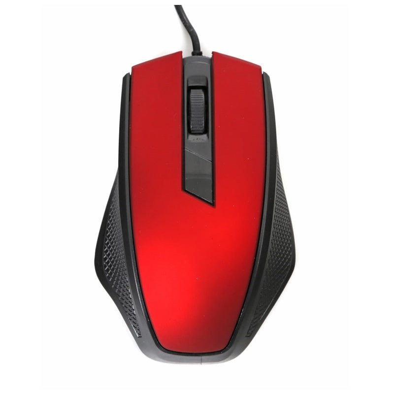 OMEGA RATON OPTICO 1200DPI USB OM08R ROJO