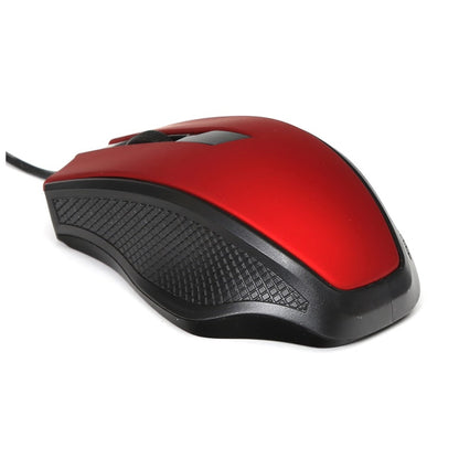 OMEGA RATON OPTICO 1200DPI USB OM08R ROJO