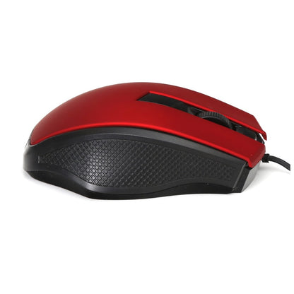 OMEGA RATON OPTICO 1200DPI USB OM08R ROJO