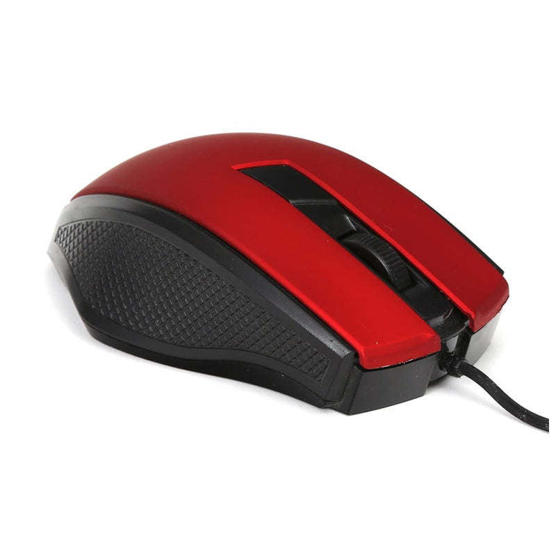 OMEGA RATON OPTICO 1200DPI USB OM08R ROJO