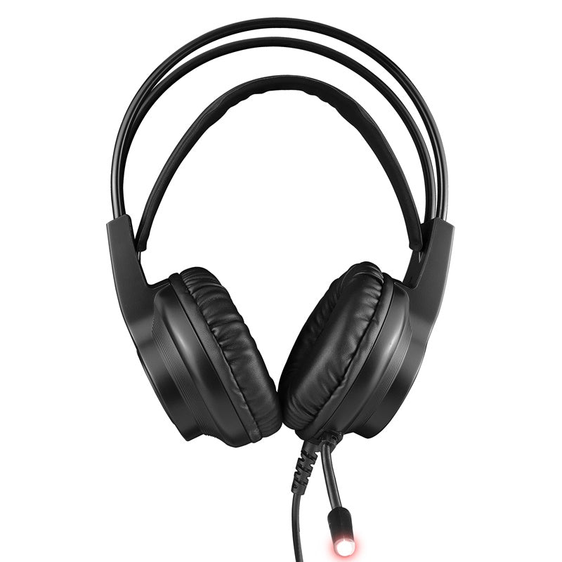 OMEGA VARR CASCO PRO-GAMING LUZ LED CANCELACION RUIDO MIC VH8030 USB+2*MINI JACK