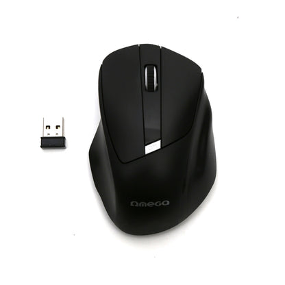 OMEGA RATON INALAMBRICO 1000-1600DPI OM216B NEGRO