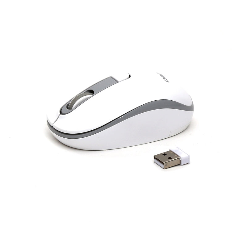 OMEGA RATON INALAMBRICO 1000-1600DPI OM220WG BLANCO-GRIS